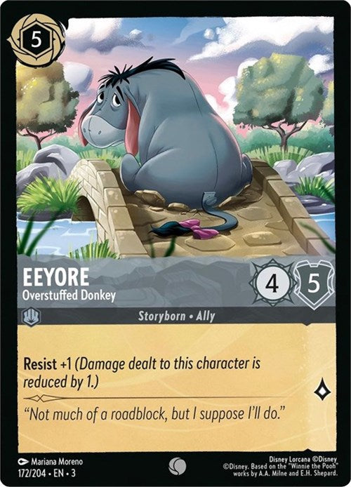 Eeyore - Overstuffed Donkey (172/204) [Into the Inklands] | Boutique FDB TCG