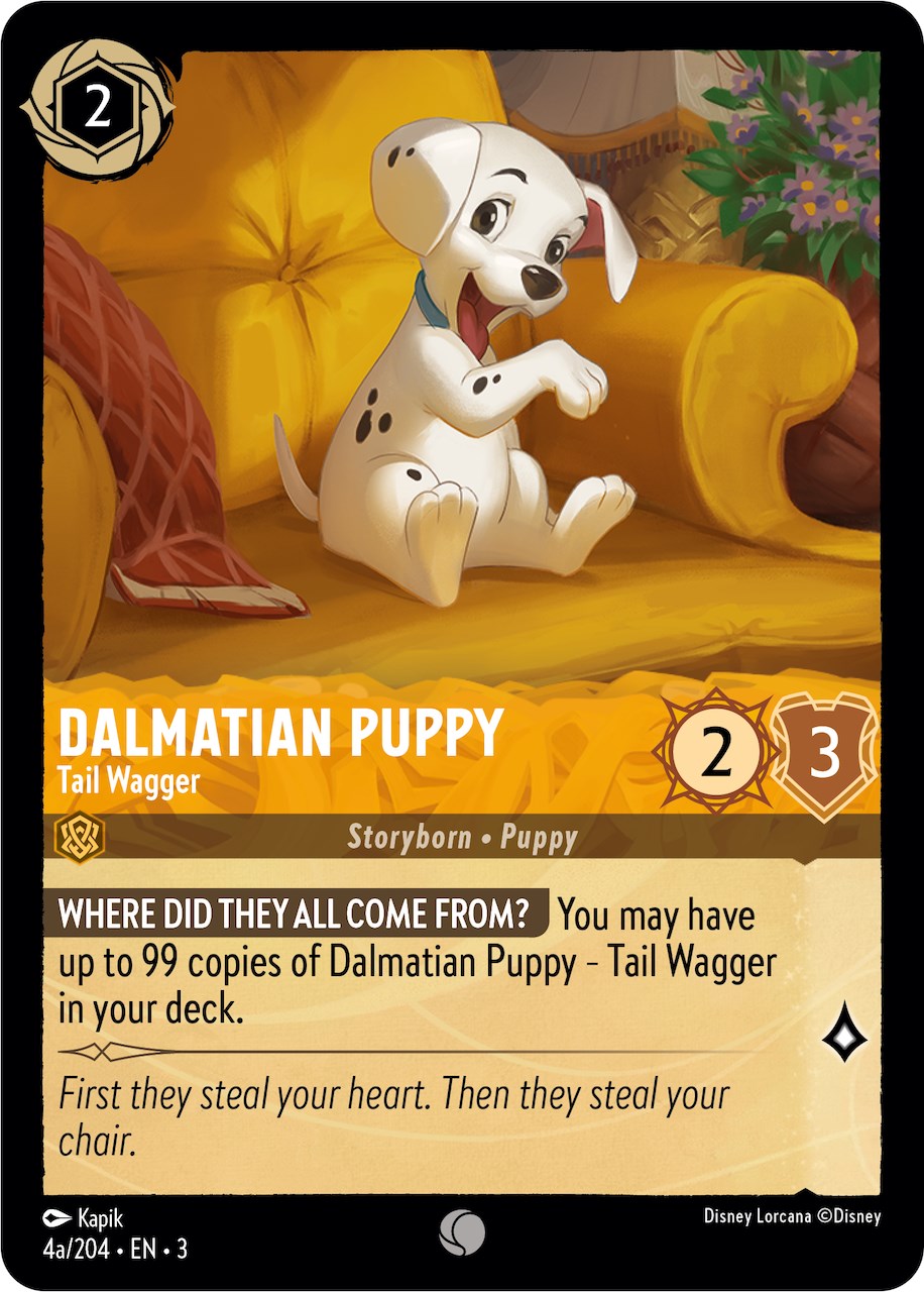 Dalmatian Puppy - Tail Wagger (4a) (4a/204) [Into the Inklands] | Boutique FDB TCG