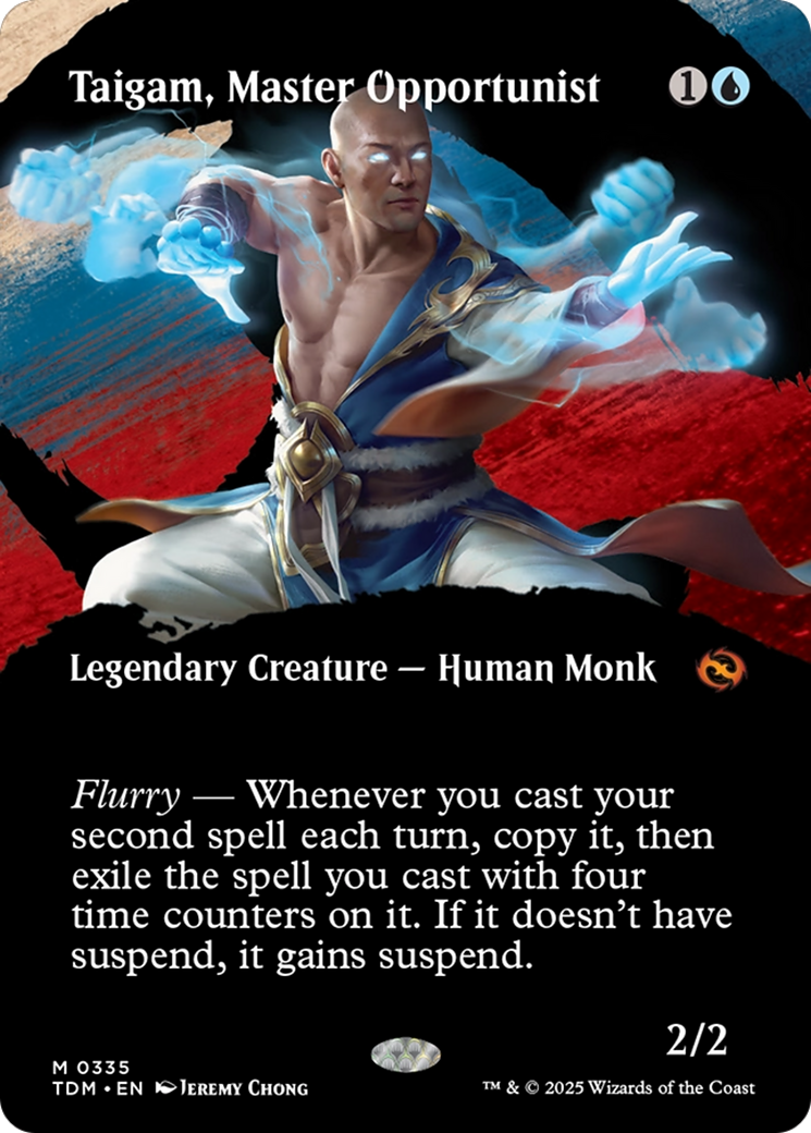 Taigam, Master Opportunist (Borderless) [Tarkir: Dragonstorm] | Boutique FDB TCG