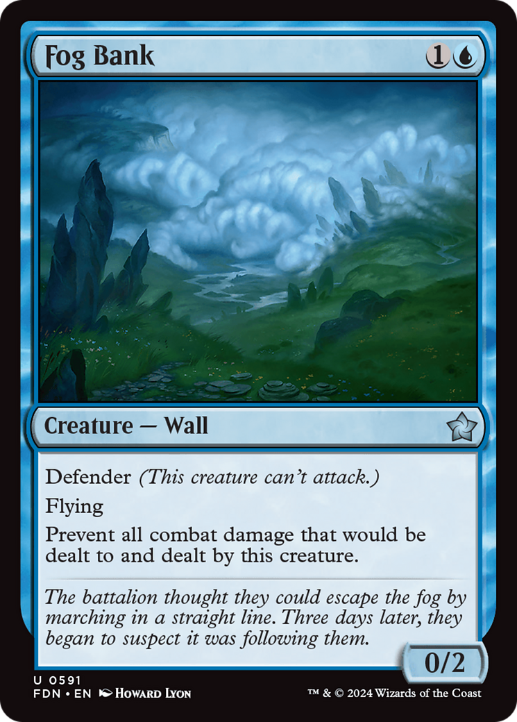 Fog Bank [Foundations] | Boutique FDB TCG