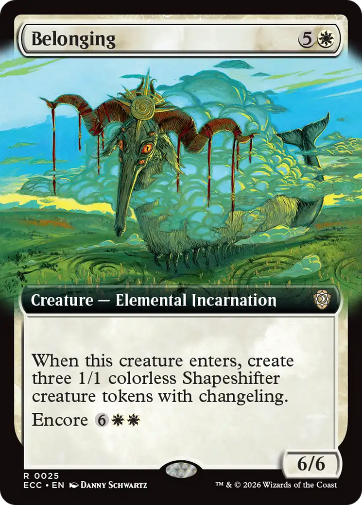 Belonging (Extended Art) [Lorwyn Eclipsed Commander] | Boutique FDB TCG