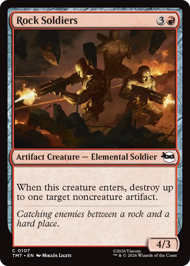 Rock Soldiers [Teenage Mutant Ninja Turtles] | Boutique FDB TCG