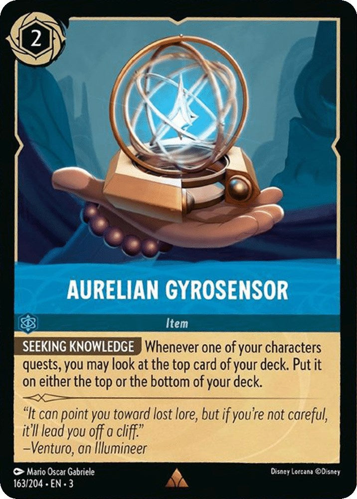 Aurelian Gyrosensor (163/204) [Into the Inklands] | Boutique FDB TCG