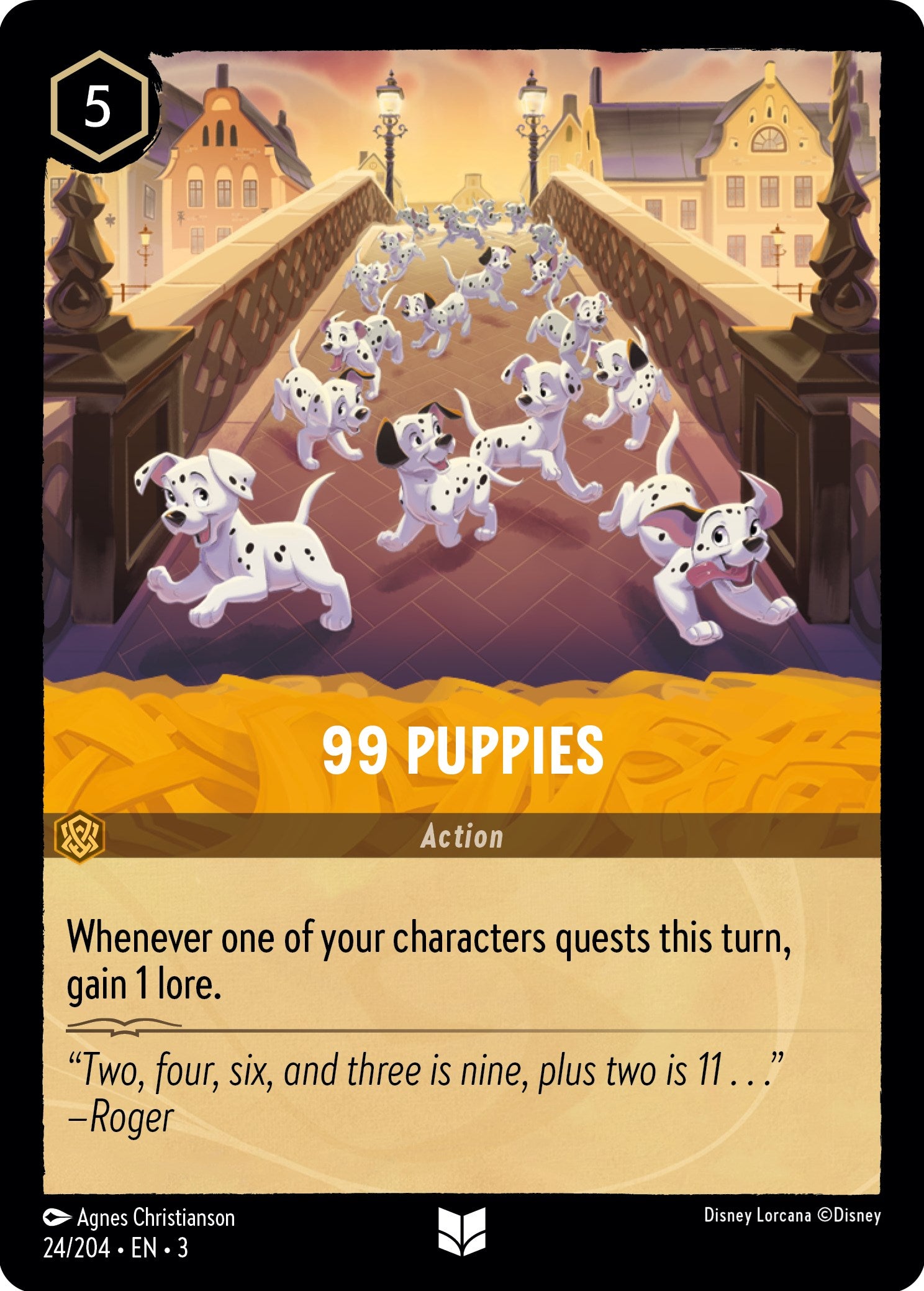 99 Puppies (24/204) [Into the Inklands] | Boutique FDB TCG