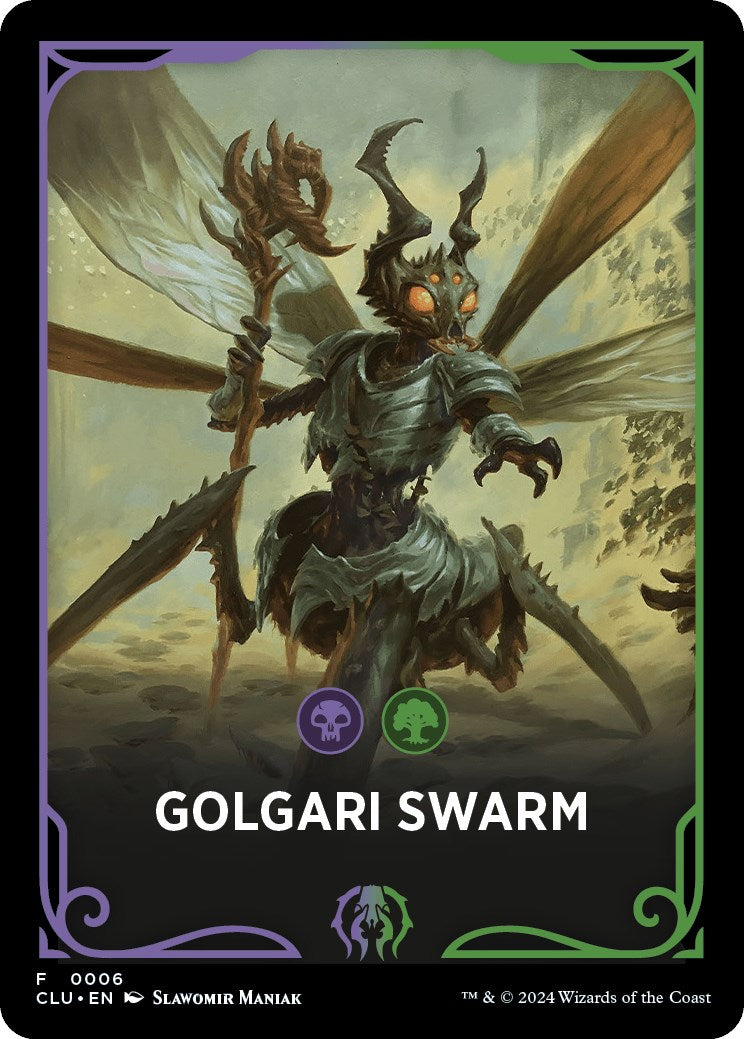 Golgari Swarm Theme Card [Ravnica: Clue Edition Tokens] | Boutique FDB TCG