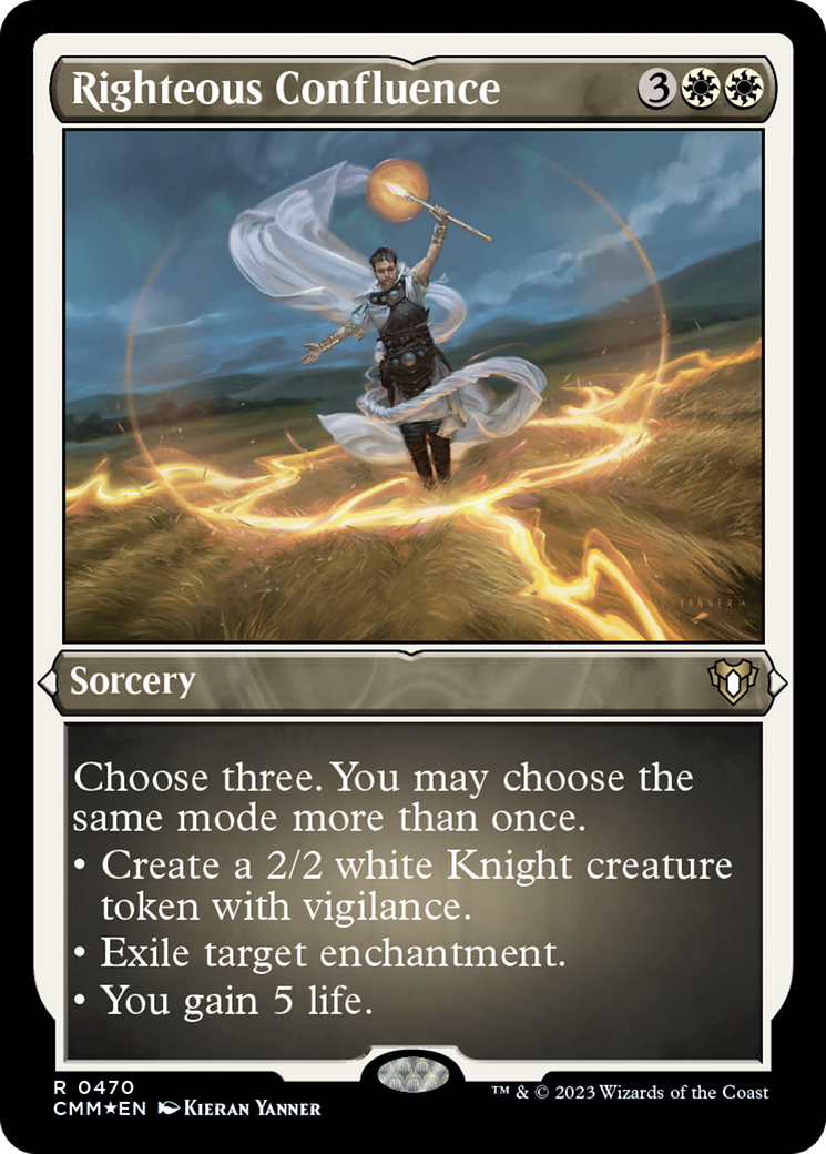 Righteous Confluence (Foil Etched) [Commander Masters] | Boutique FDB TCG