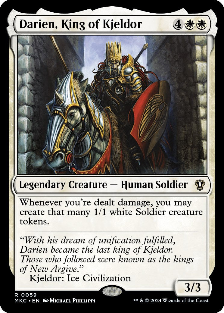 Darien, King of Kjeldor [Murders at Karlov Manor Commander] | Boutique FDB TCG