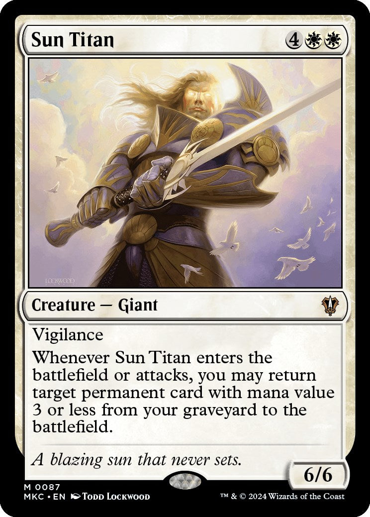 Sun Titan [Murders at Karlov Manor Commander] | Boutique FDB TCG