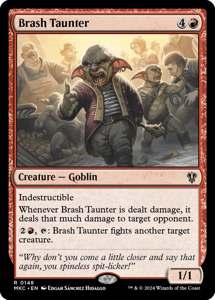 Brash Taunter [Murders at Karlov Manor Commander] | Boutique FDB TCG