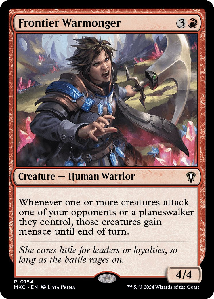 Frontier Warmonger [Murders at Karlov Manor Commander] | Boutique FDB TCG