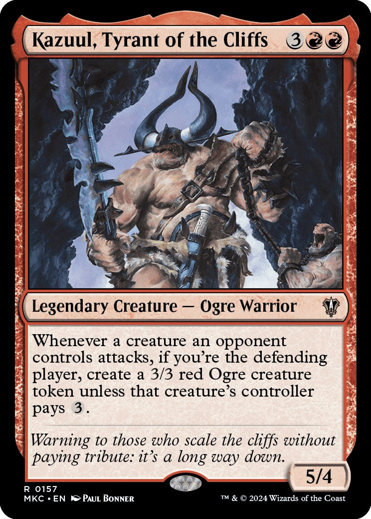 Kazuul, Tyrant of the Cliffs [Murders at Karlov Manor Commander] | Boutique FDB TCG