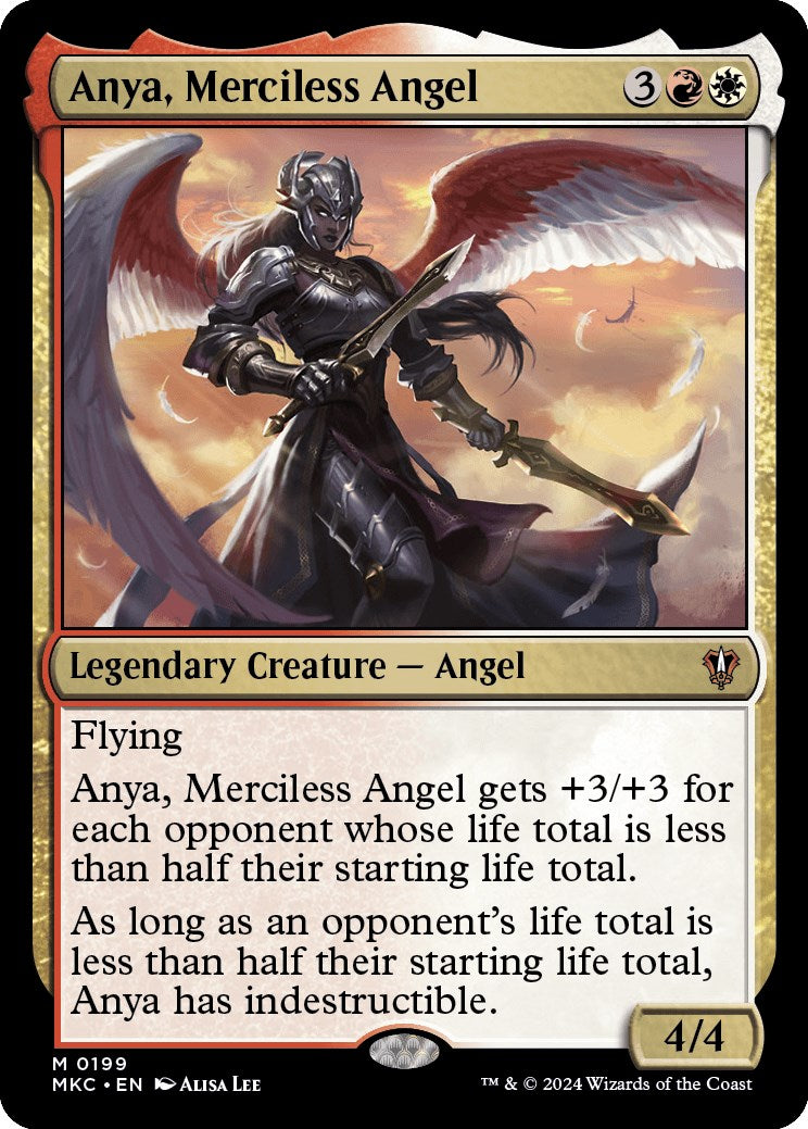 Anya, Merciless Angel [Murders at Karlov Manor Commander] | Boutique FDB TCG