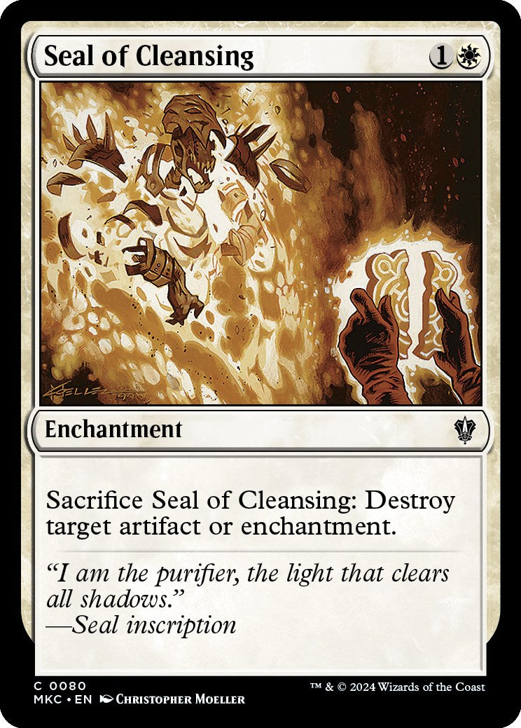 Seal of Cleansing [Murders at Karlov Manor Commander] | Boutique FDB TCG