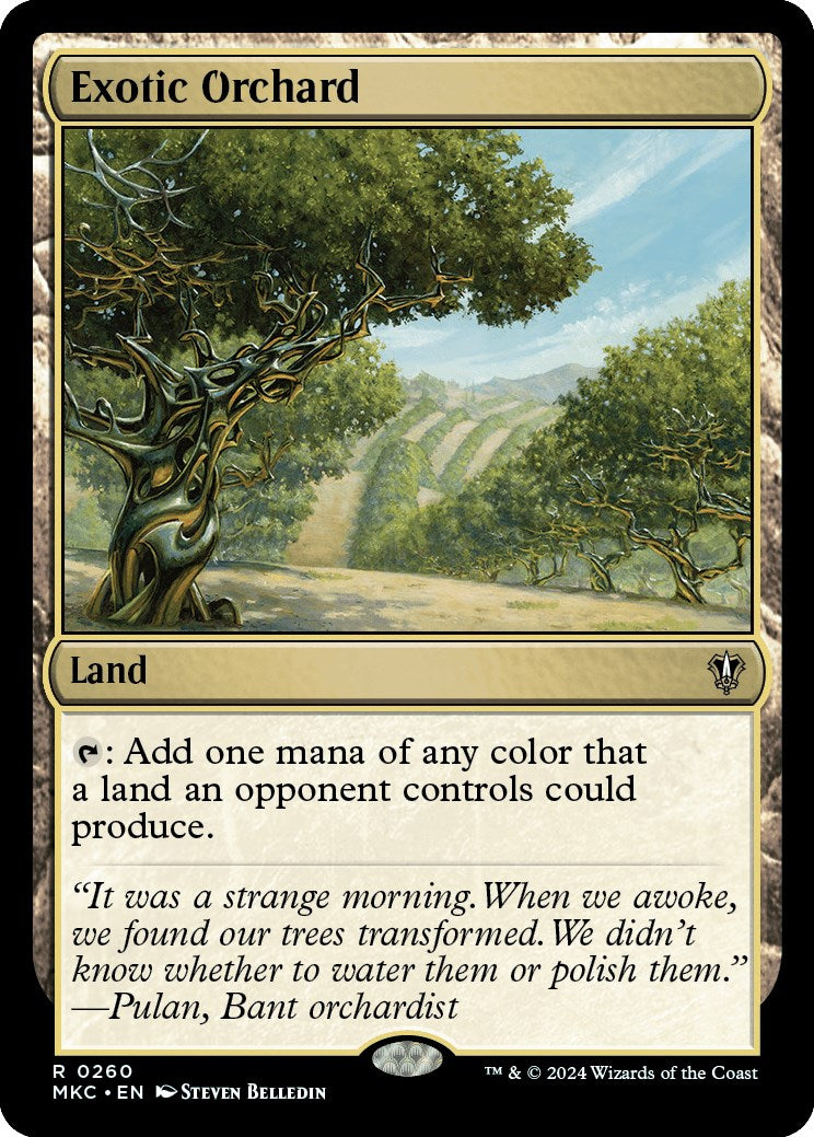 Exotic Orchard [Murders at Karlov Manor Commander] | Boutique FDB TCG