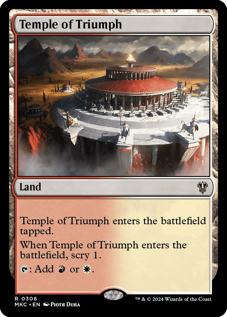 Temple of Triumph [Murders at Karlov Manor Commander] | Boutique FDB TCG