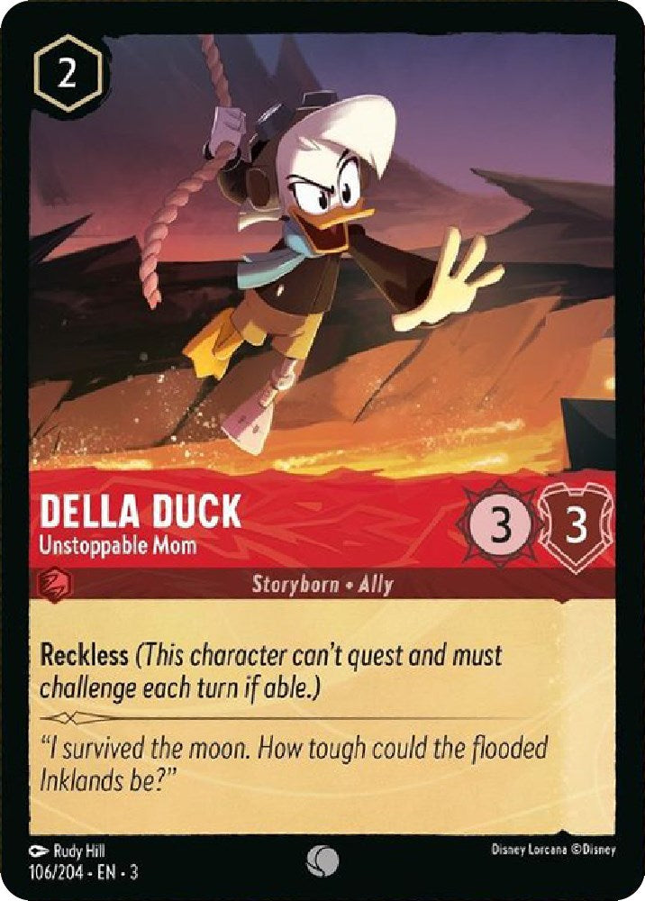 Della Duck - Unstoppable Mom (106/204) [Into the Inklands] | Boutique FDB TCG