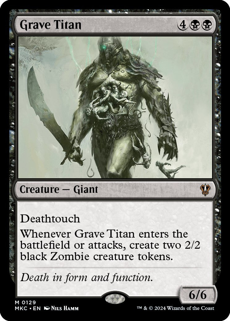 Grave Titan [Murders at Karlov Manor Commander] | Boutique FDB TCG