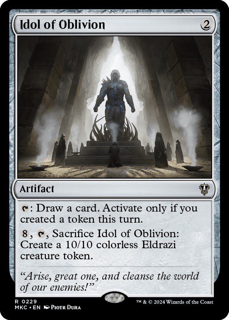 Idol of Oblivion [Murders at Karlov Manor Commander] | Boutique FDB TCG