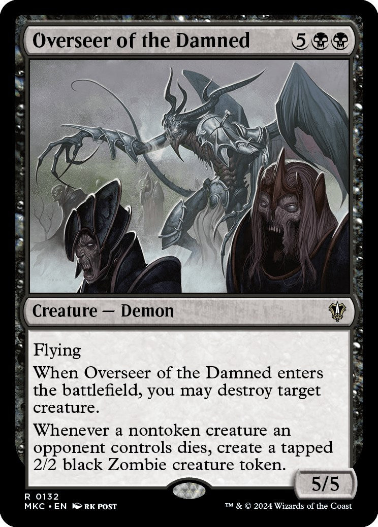 Overseer of the Damned [Murders at Karlov Manor Commander] | Boutique FDB TCG