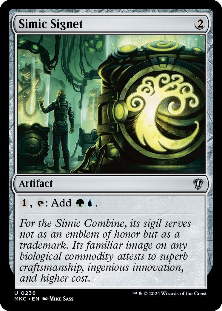 Simic Signet [Murders at Karlov Manor Commander] | Boutique FDB TCG