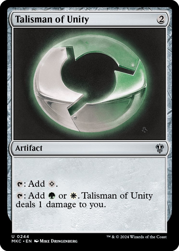 Talisman of Unity [Murders at Karlov Manor Commander] | Boutique FDB TCG