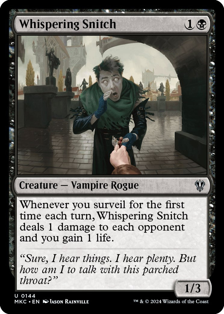 Whispering Snitch [Murders at Karlov Manor Commander] | Boutique FDB TCG