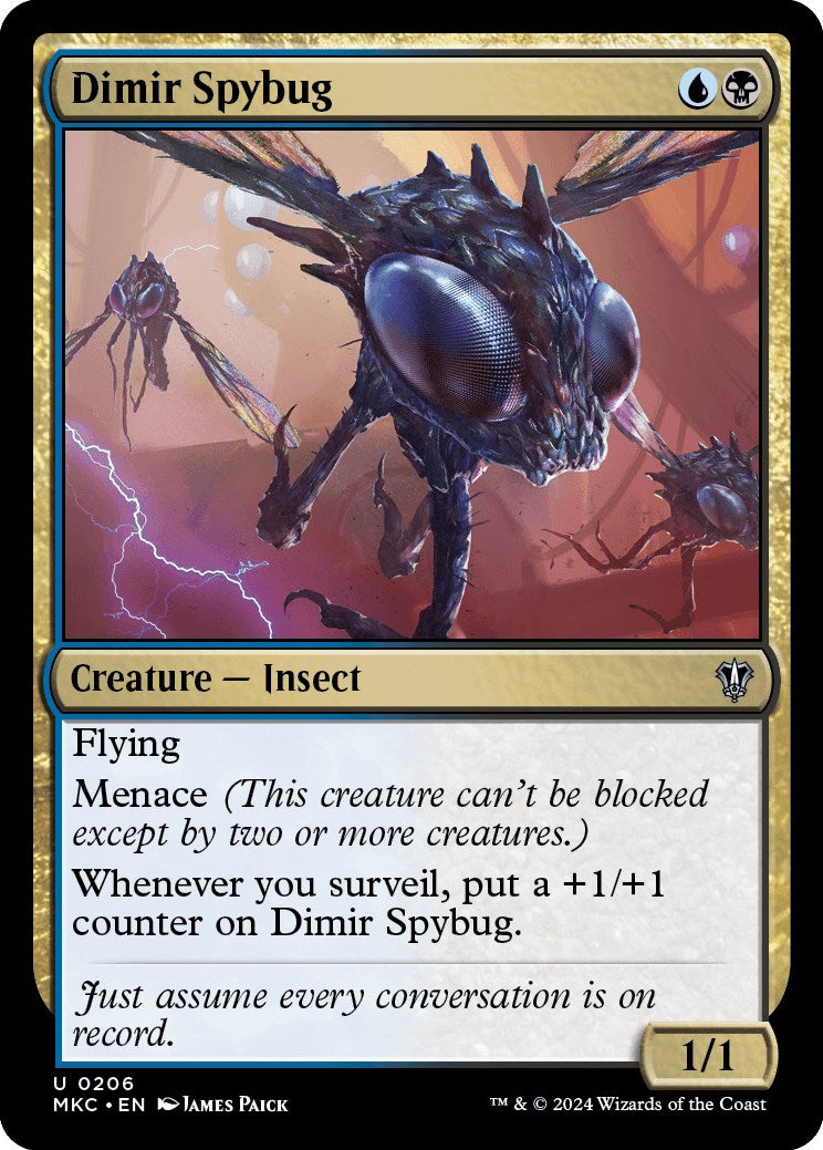 Dimir Spybug [Murders at Karlov Manor Commander] | Boutique FDB TCG