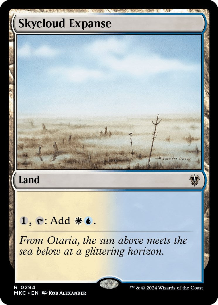 Skycloud Expanse [Murders at Karlov Manor Commander] | Boutique FDB TCG