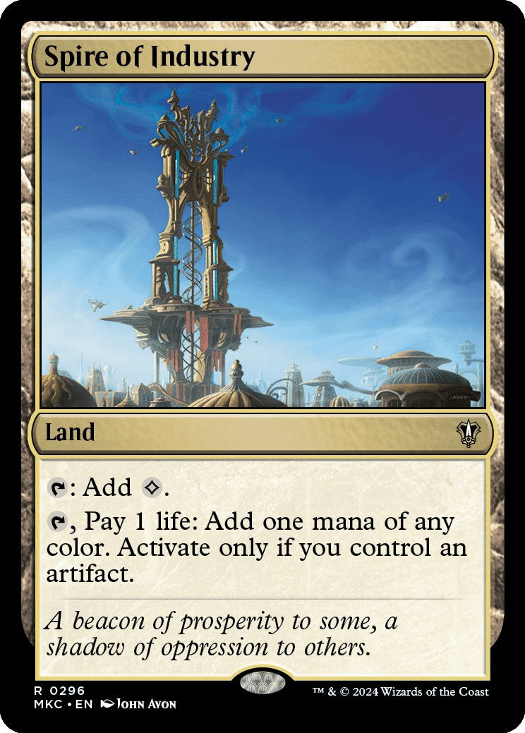 Spire of Industry [Murders at Karlov Manor Commander] | Boutique FDB TCG