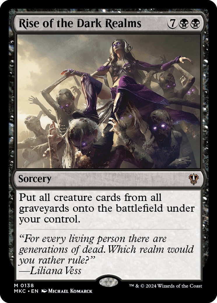 Rise of the Dark Realms [Murders at Karlov Manor Commander] | Boutique FDB TCG