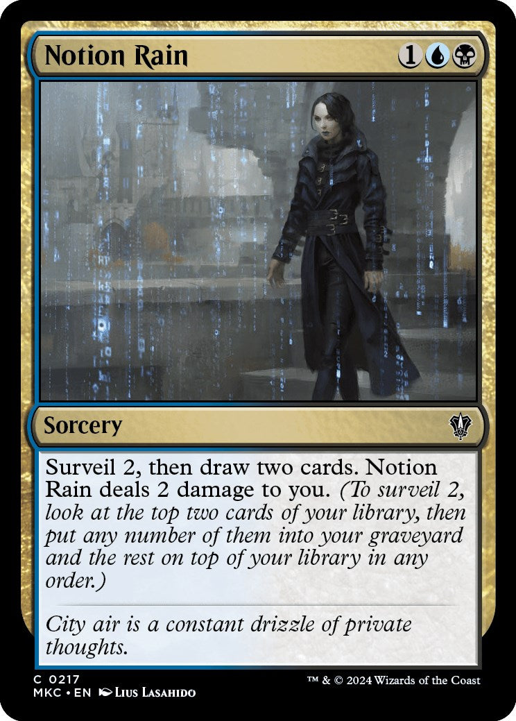 Notion Rain [Murders at Karlov Manor Commander] | Boutique FDB TCG
