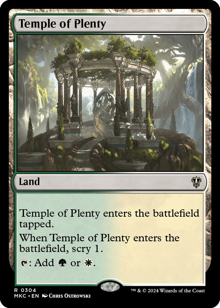 Temple of Plenty [Murders at Karlov Manor Commander] | Boutique FDB TCG