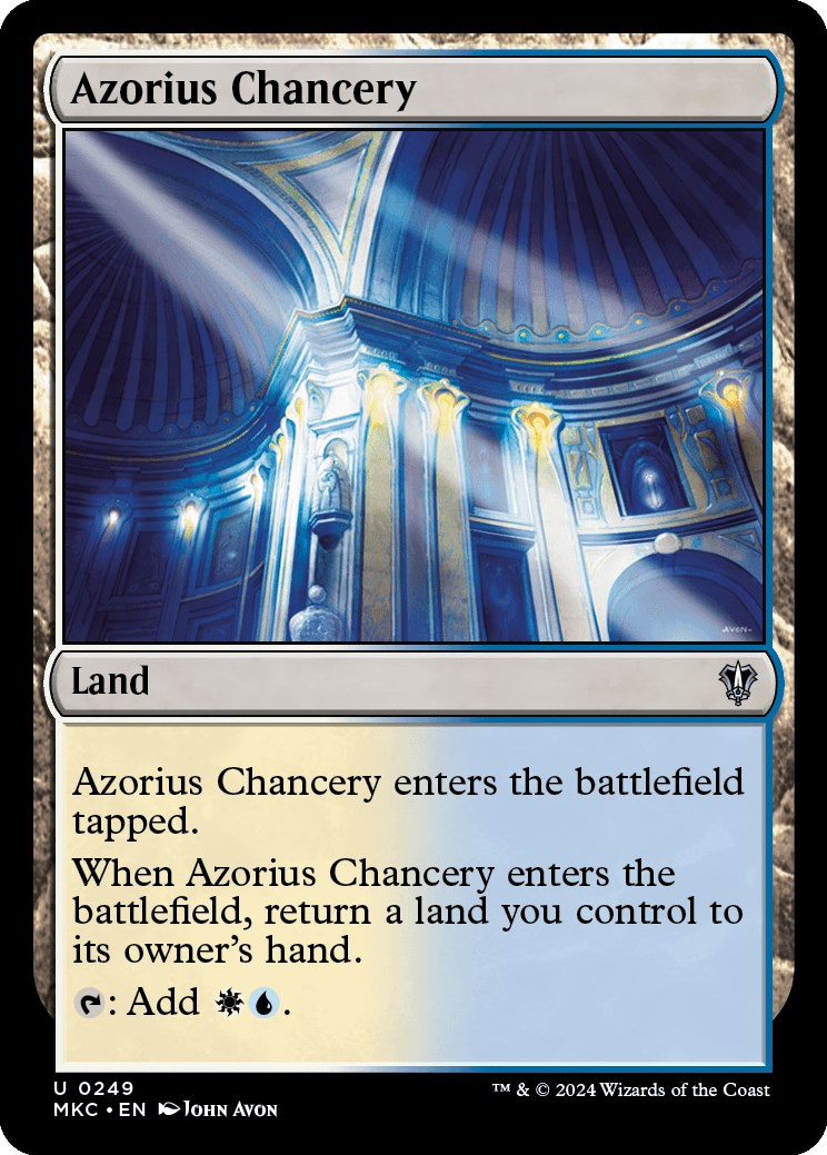 Azorius Chancery [Murders at Karlov Manor Commander] | Boutique FDB TCG