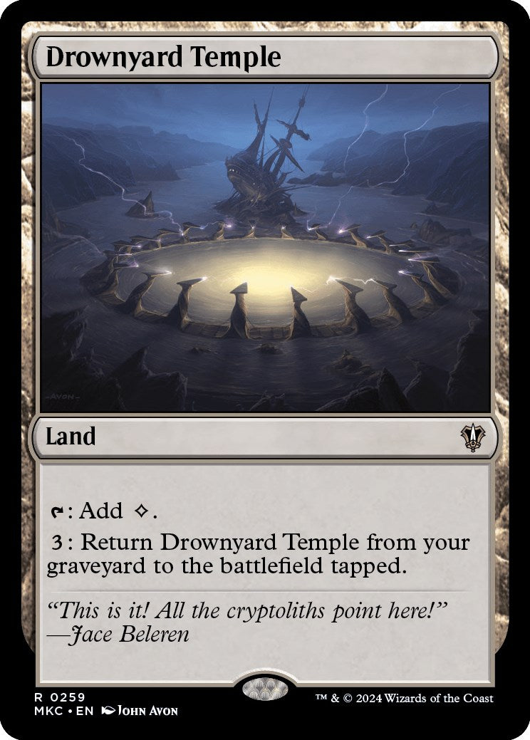 Drownyard Temple [Murders at Karlov Manor Commander] | Boutique FDB TCG