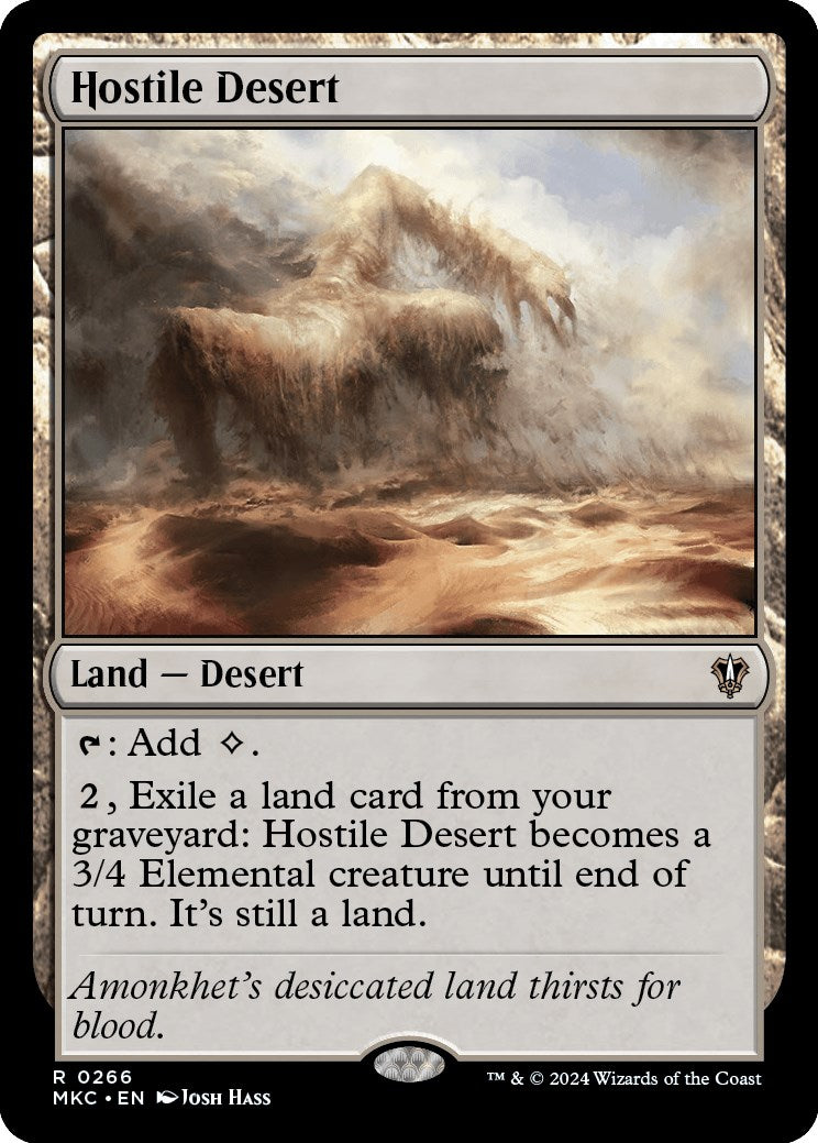 Hostile Desert [Murders at Karlov Manor Commander] | Boutique FDB TCG