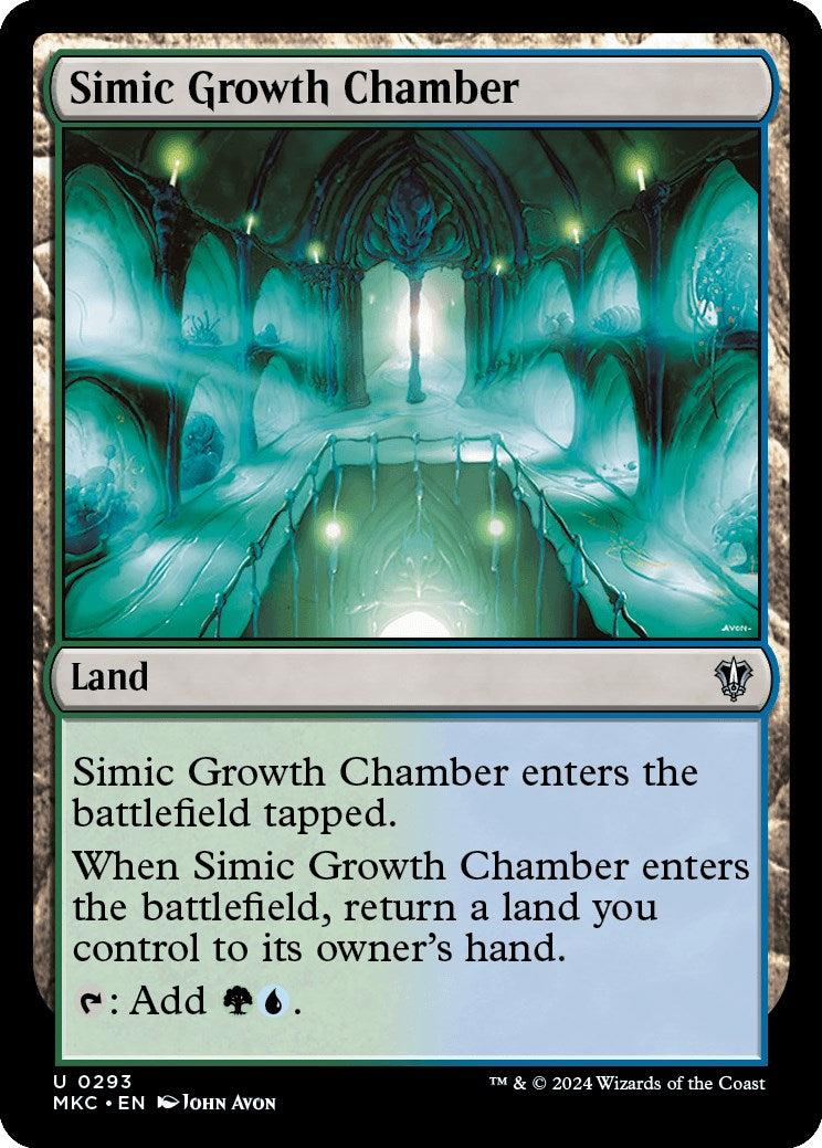 Simic Growth Chamber [Murders at Karlov Manor Commander] | Boutique FDB TCG