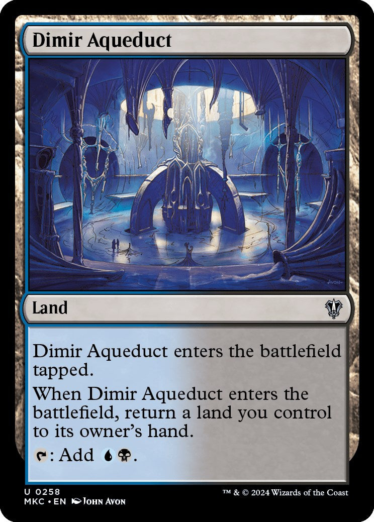 Dimir Aqueduct [Murders at Karlov Manor Commander] | Boutique FDB TCG