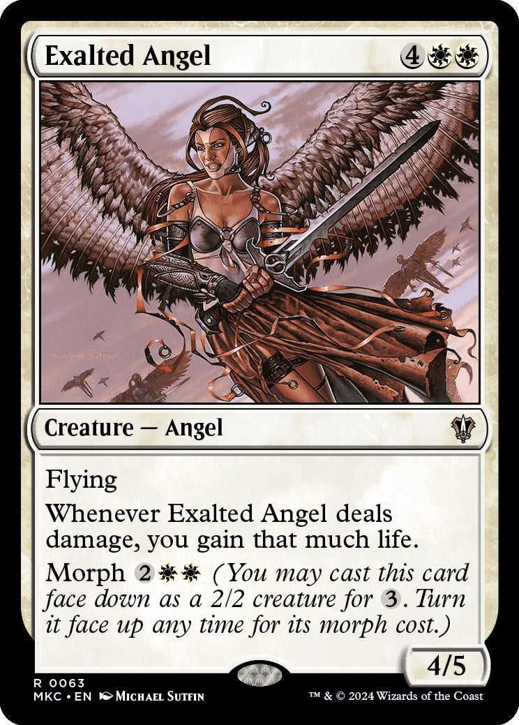 Exalted Angel [Murders at Karlov Manor Commander] | Boutique FDB TCG