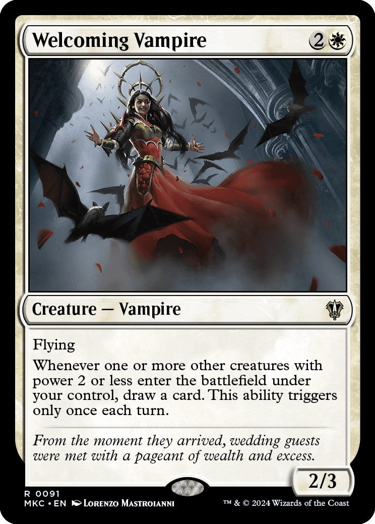 Welcoming Vampire [Murders at Karlov Manor Commander] | Boutique FDB TCG