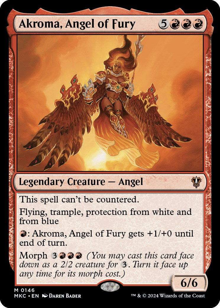 Akroma, Angel of Fury [Murders at Karlov Manor Commander] | Boutique FDB TCG