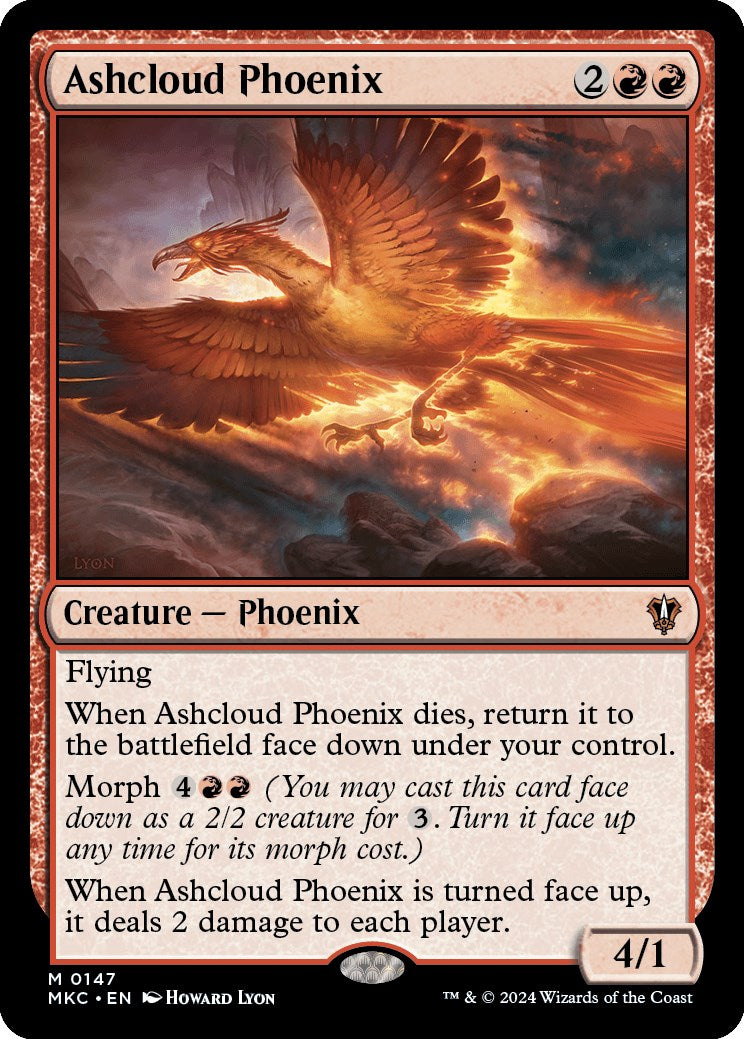 Ashcloud Phoenix [Murders at Karlov Manor Commander] | Boutique FDB TCG