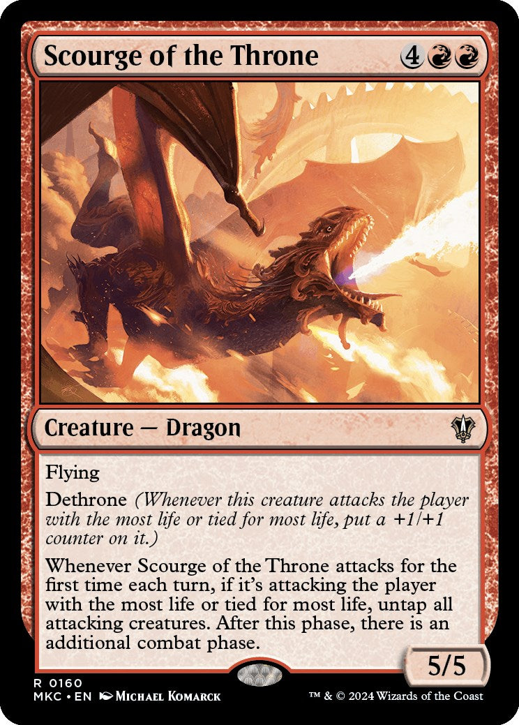 Scourge of the Throne [Murders at Karlov Manor Commander] | Boutique FDB TCG