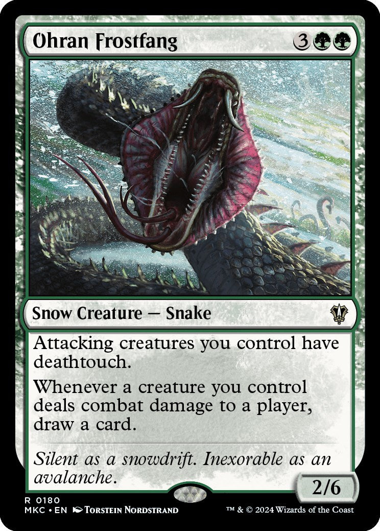 Ohran Frostfang [Murders at Karlov Manor Commander] | Boutique FDB TCG