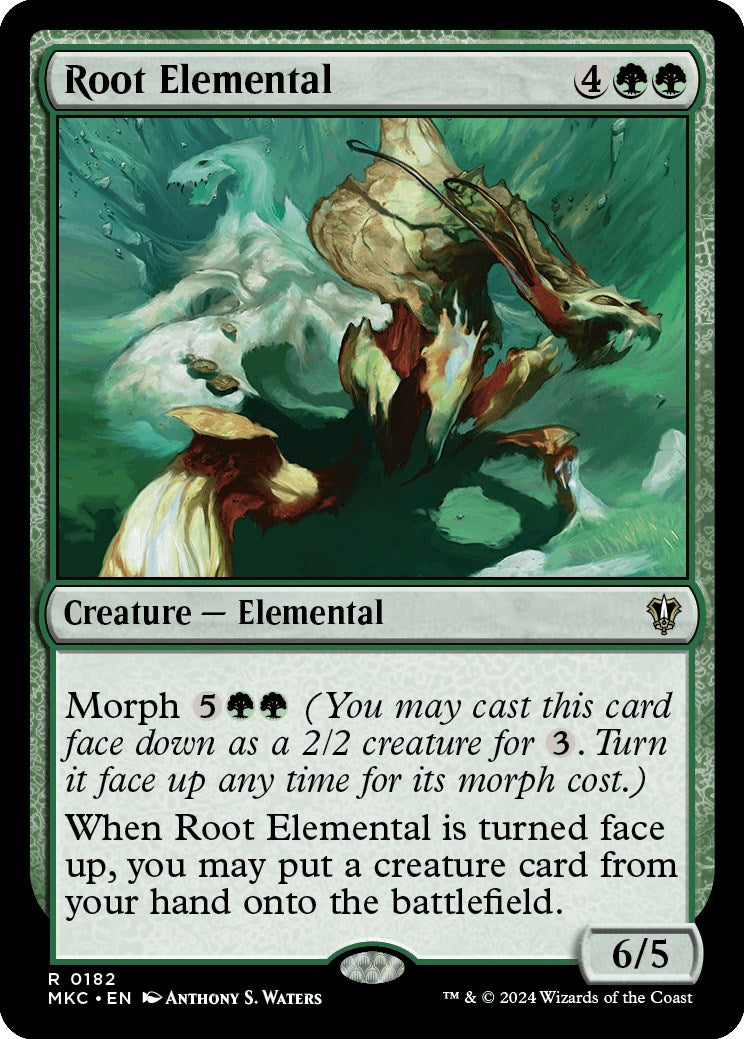 Root Elemental [Murders at Karlov Manor Commander] | Boutique FDB TCG