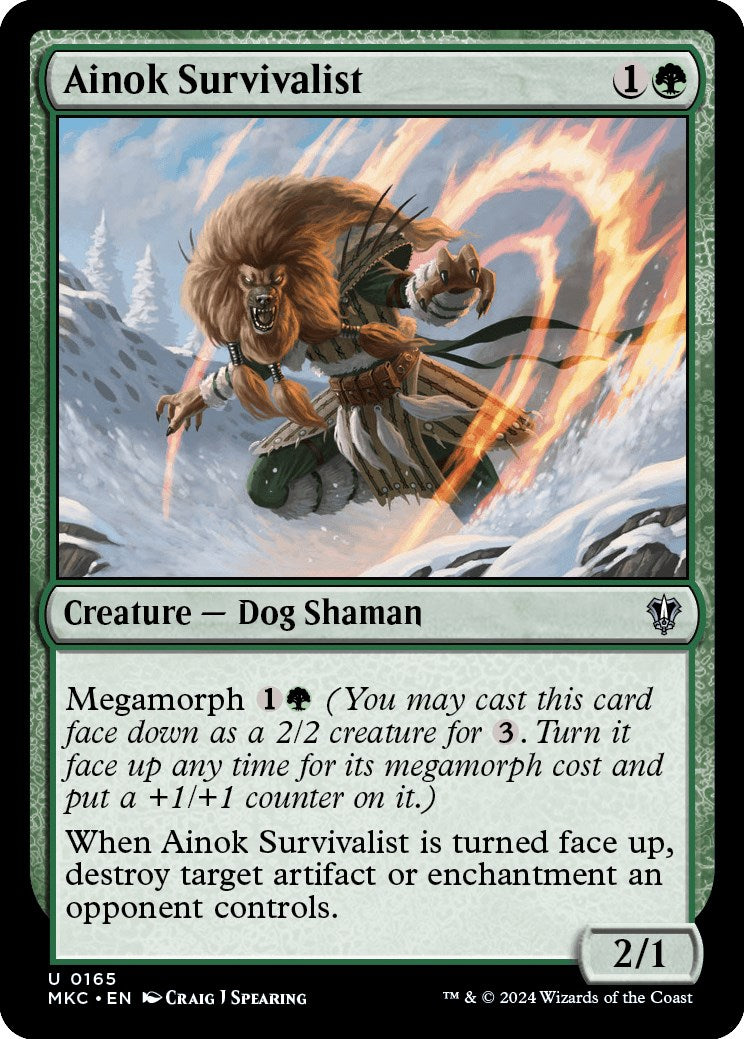 Ainok Survivalist [Murders at Karlov Manor Commander] | Boutique FDB TCG