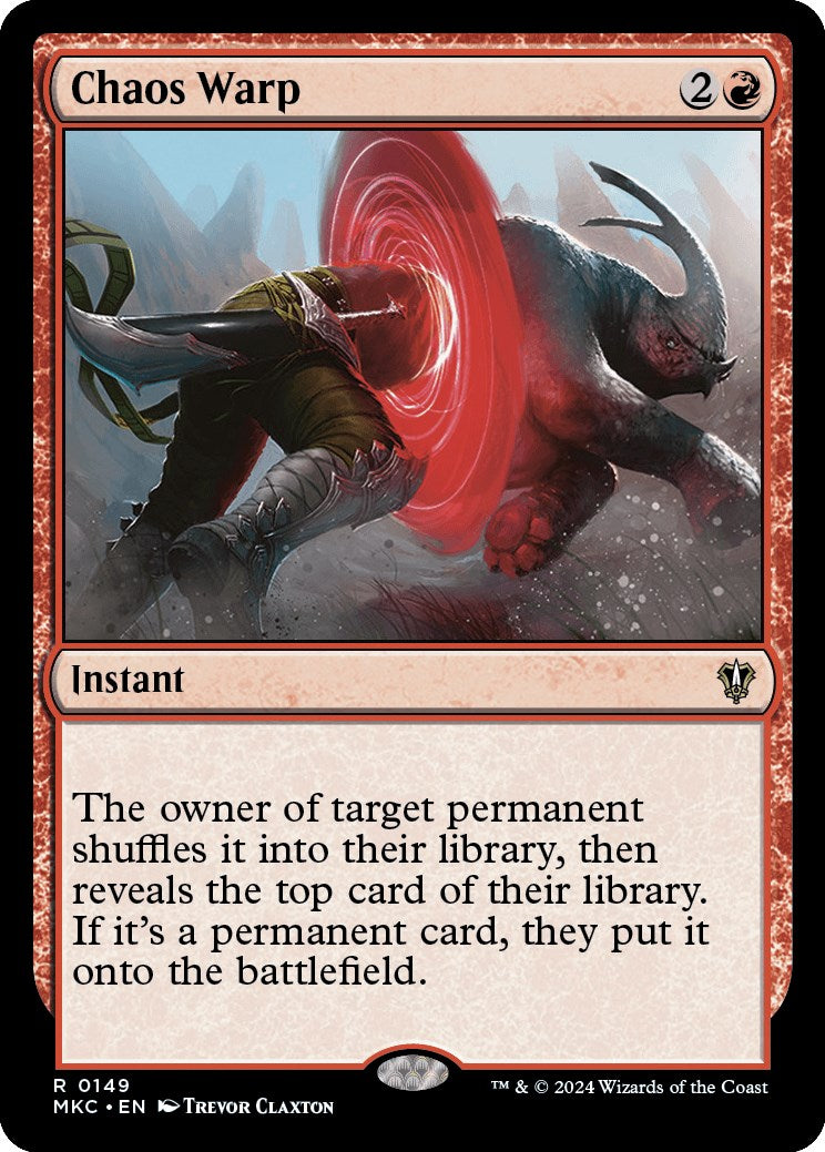 Chaos Warp [Murders at Karlov Manor Commander] | Boutique FDB TCG