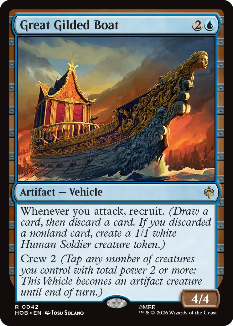 Great Gilded Boat [The Hobbit] | Boutique FDB TCG