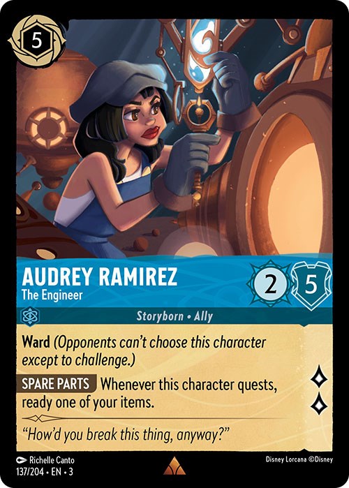 Audrey Ramirez - The Engineer (137/204) [Into the Inklands] | Boutique FDB TCG