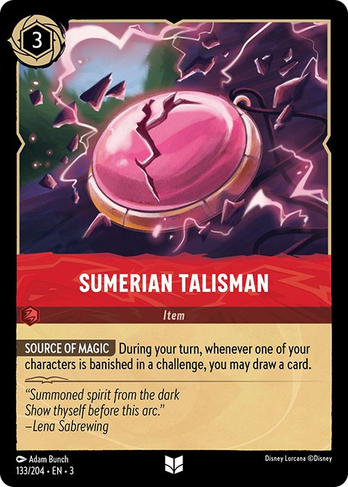 Sumerian Talisman (133/204) [Into the Inklands] | Boutique FDB TCG