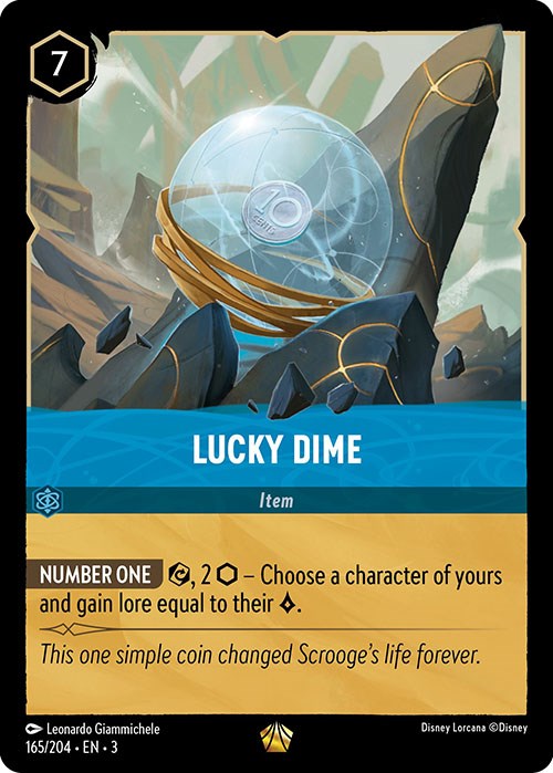 Lucky Dime (165/204) [Into the Inklands] | Boutique FDB TCG